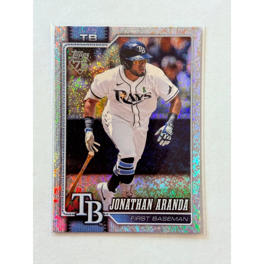 2026 Topps Series 1 Sandglitter #326 Jonathan Aranda Rays